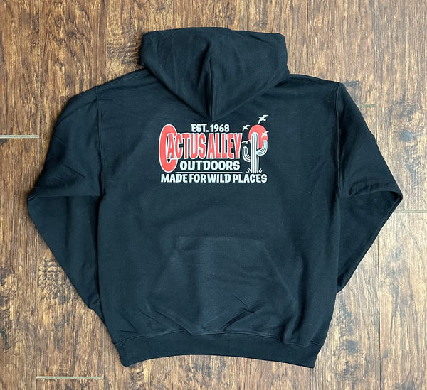 "Outdoors" - Black Adult Hoodie (2024)