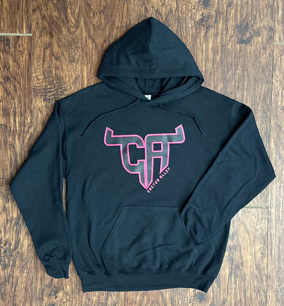 Pink "CA Shorthorn" - Black Adult Hoodie (2024)