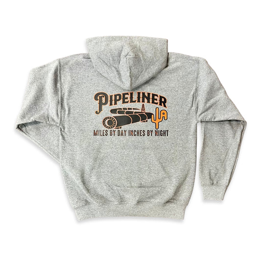 "Pipeliner" - Graphite Heather Adult Hoodie (2024)