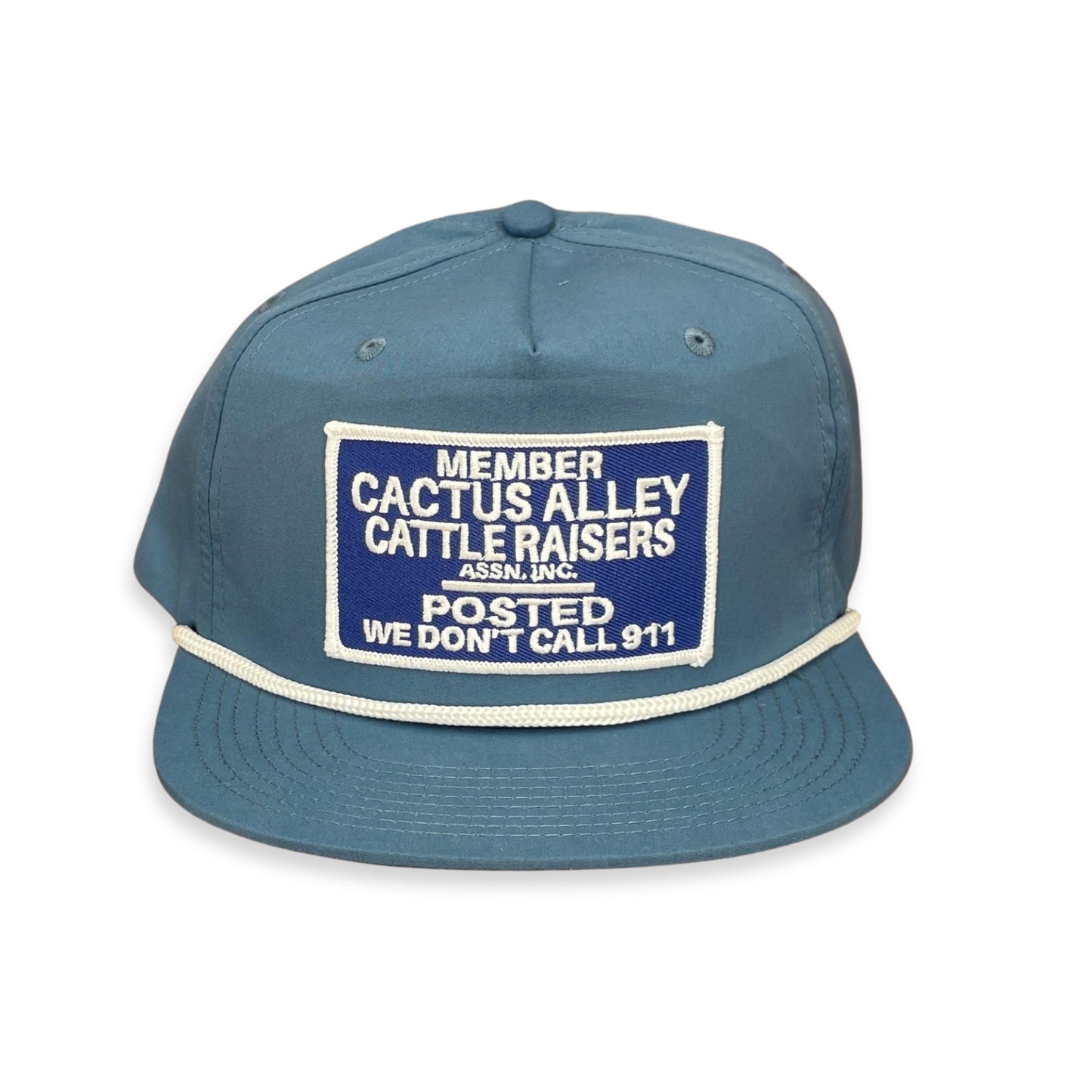 "POSTED" - CA256 Navy Blue/ White Rope Snapback (WESA JAN 2024)