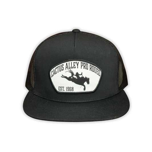 "Pro Rodeo" - 6006 Black/ Black Mesh, Snapback Cap