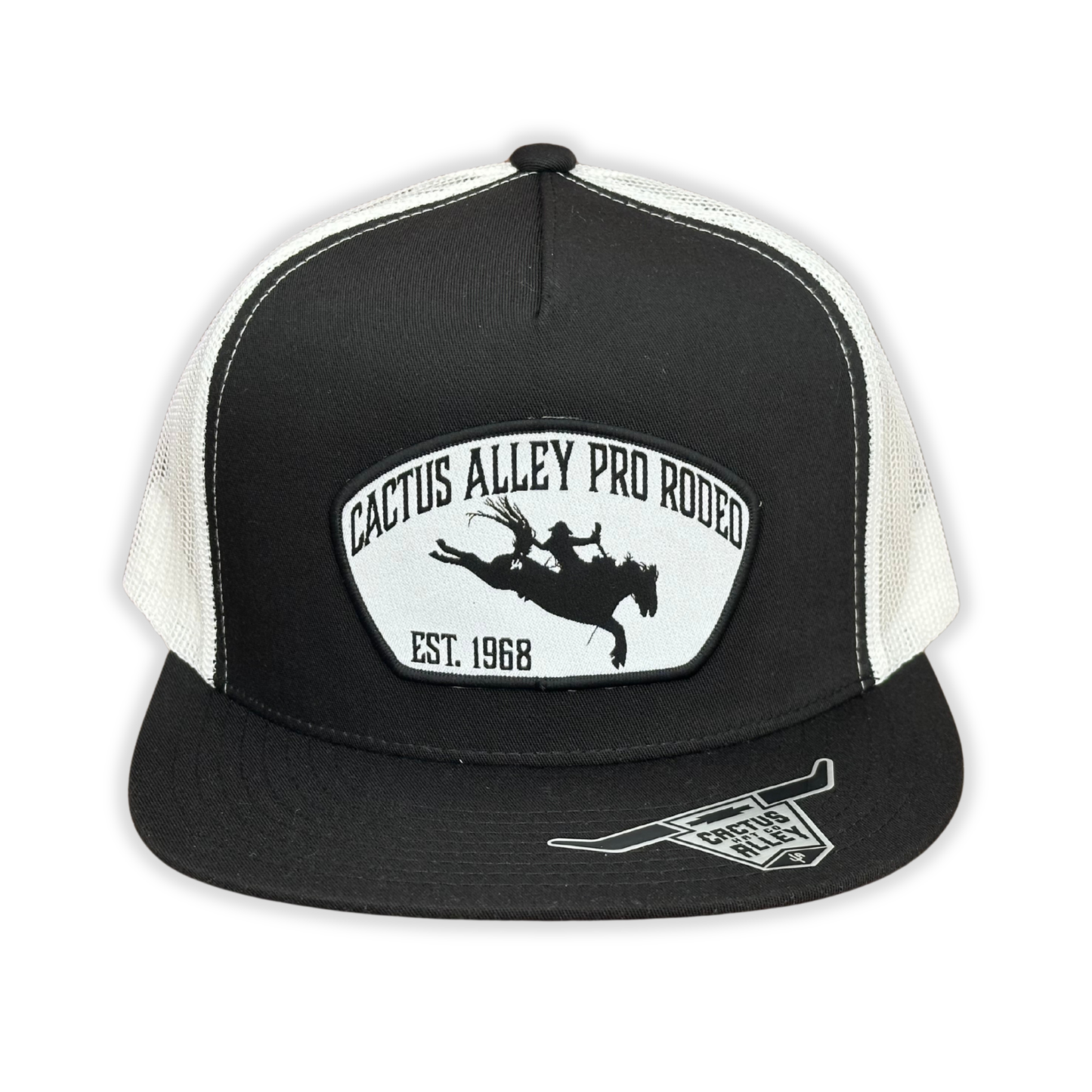 "Pro Rodeo" - 6006 Black/ White Mesh, Snapback Cap