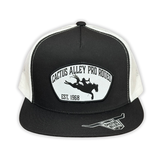 "Pro Rodeo" - 6006 Black/ White Mesh, Snapback Cap