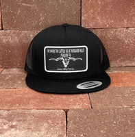 "Psalms 50" - 6006 Black/ Black Mesh, Snapback Cap (WESA JAN 2024)