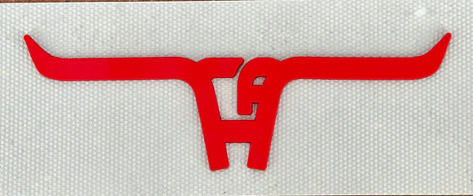 PVC109 (RED CA Longhorn PVC Rubber Patch)