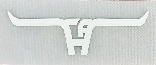 PVC110 (WHT CA Longhorn PVC Rubber Patch)