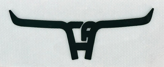 PVC111 (BLK CA Longhorn PVC Rubber Patch)