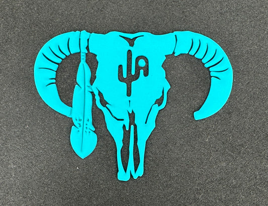 PVC112 (TRQ Hereford Skull PVC Rubber Patch)