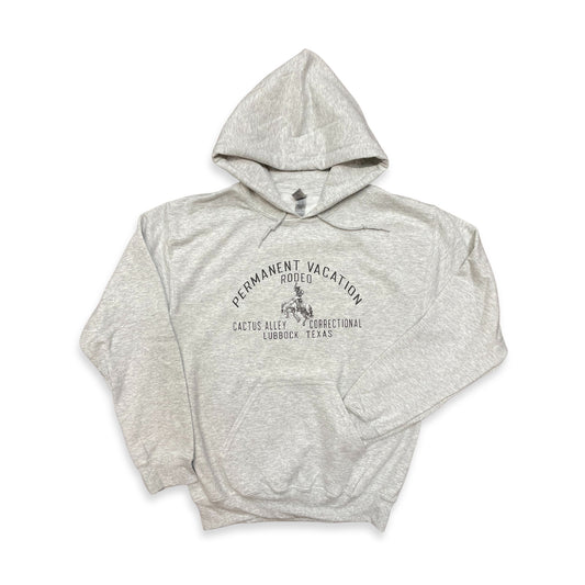 "Permanent Vacation" - Ash Grey Adult Hoodie (WESA JAN 2024)