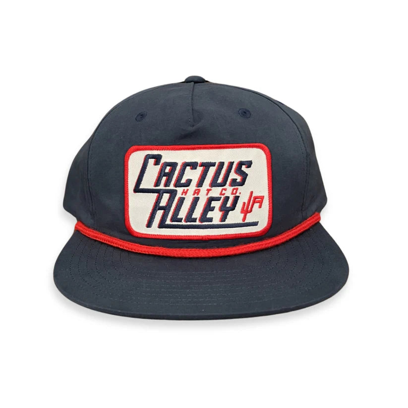 "Retro" - CA256 Blue/ Red Rope Snapback