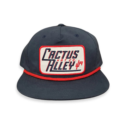 "Retro" - CA256 Blue/ Red Rope Snapback