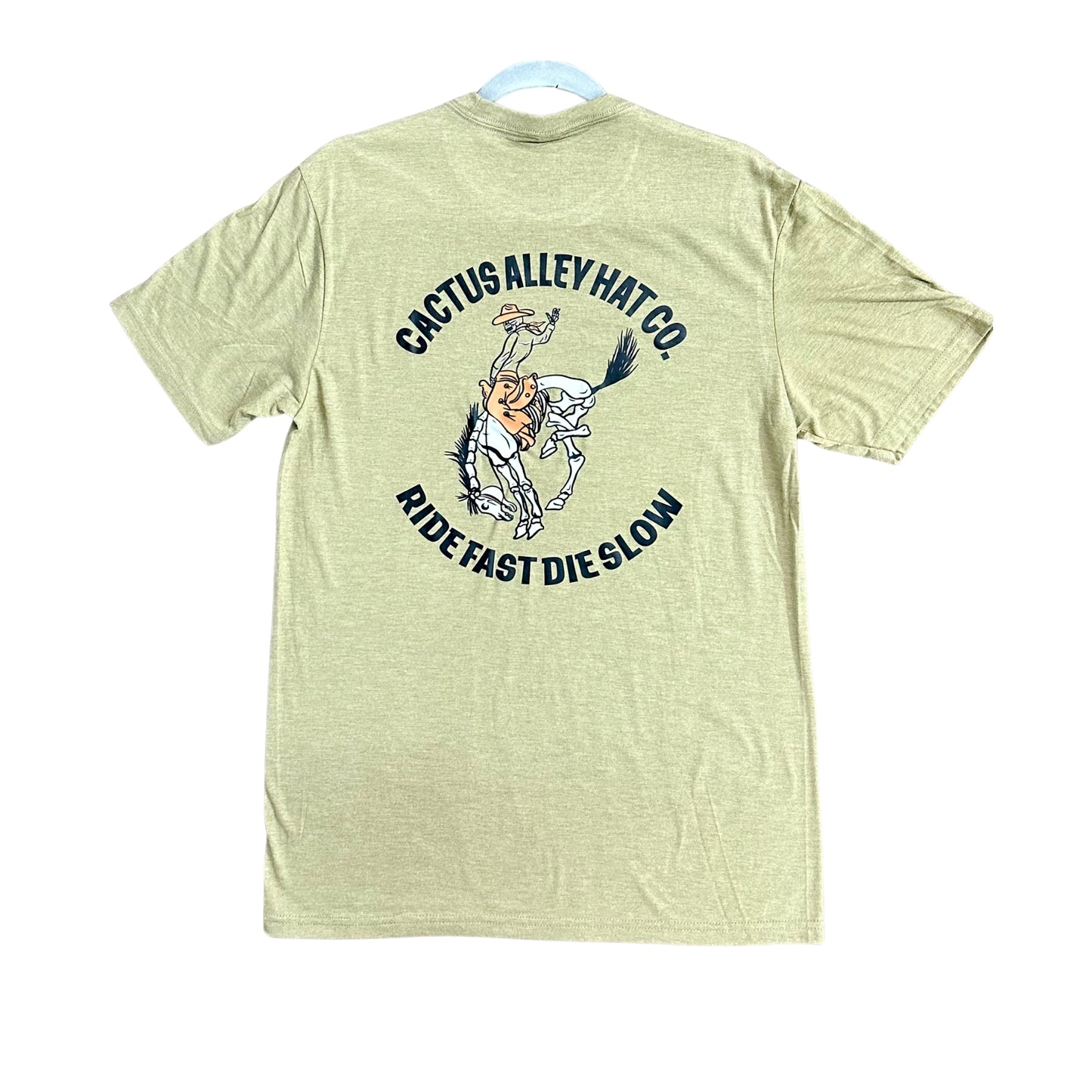 "Ride Fast Die Slow" - Coyote Brown Adult Tee (2024)