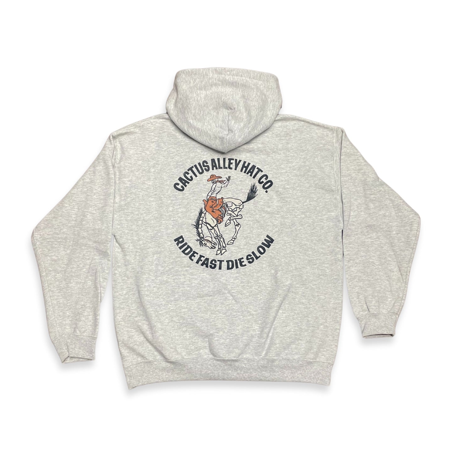 "Ride Fast Die Slow" - Ash Grey Adult Hoodie (2024)