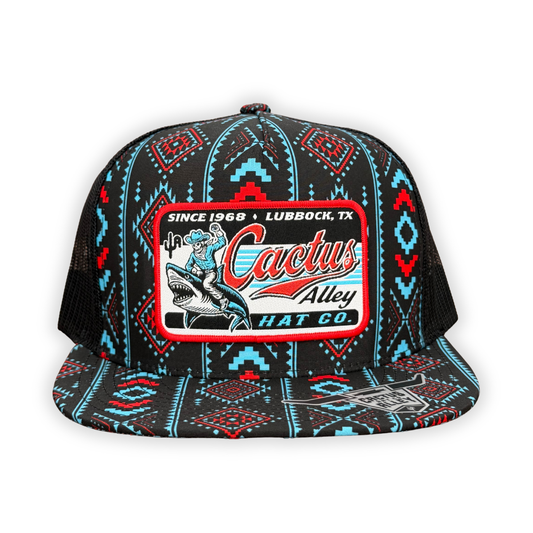 "Sharky" - CA Lefty Aztec, Snapback Cap