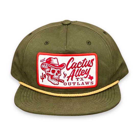 "Smokey" - CA 256 Loden/ Amber Rope, Snapback Cap (WESA JAN 2024)