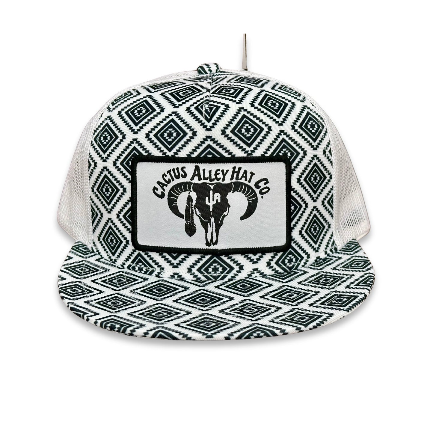 "Southwest" - CA Black/White Aztec, Snapback Cap (2025)