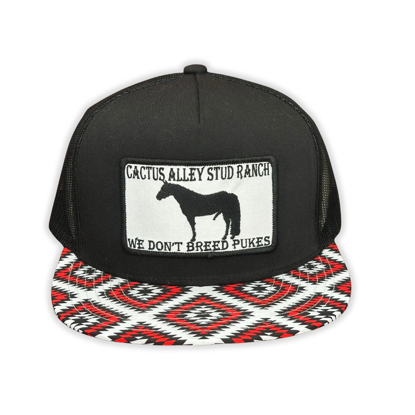 "Stud Ranch" - CA Blackout Guns Up Aztec, Snapback Cap