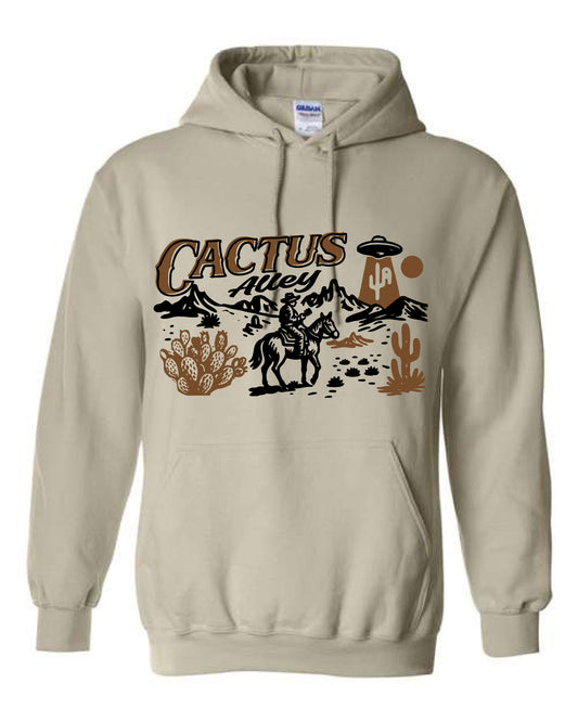 "Space Cowboy" - Sand Adult Hoodie