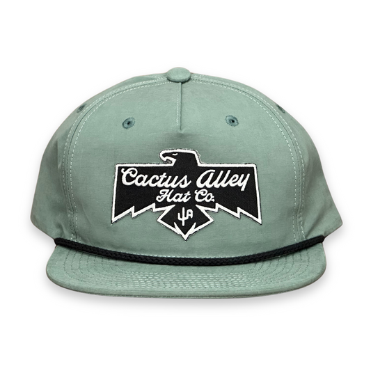 "T-Bird" - Teal/Black Rope, Snapback Cap (2025)