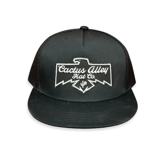 "T-Bird" - CA 6006 Black/ Black Mesh, Snapback Cap (2024)