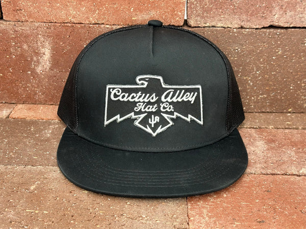 "T-Bird" - CA 6006 Black/ Black Mesh, Snapback Cap (2024)