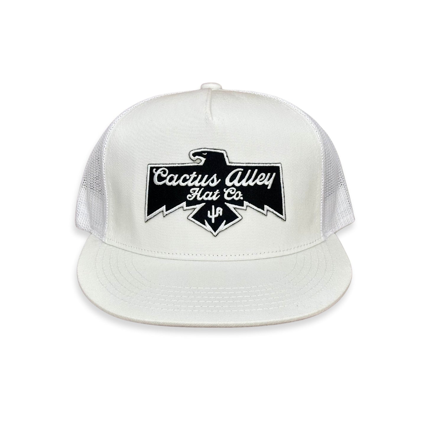 "T-Bird" - 6006 White/ White Mesh, Snapback Cap (2024)