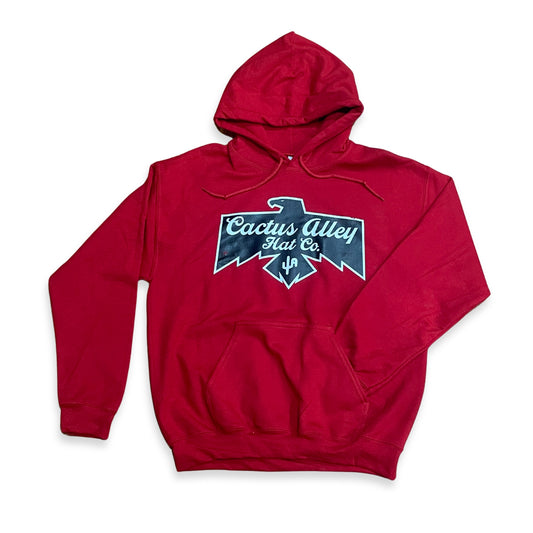 "T-Bird" - Cherry Red Adult Hoodie (2024)