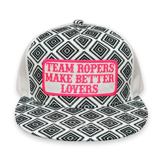 "PW Team Ropers BL" - CA Roscoe Aztec, Snapback Cap (2025)