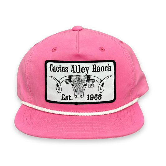"The Big Curl" - Pink/White Rope, Snapback Cap (2025)