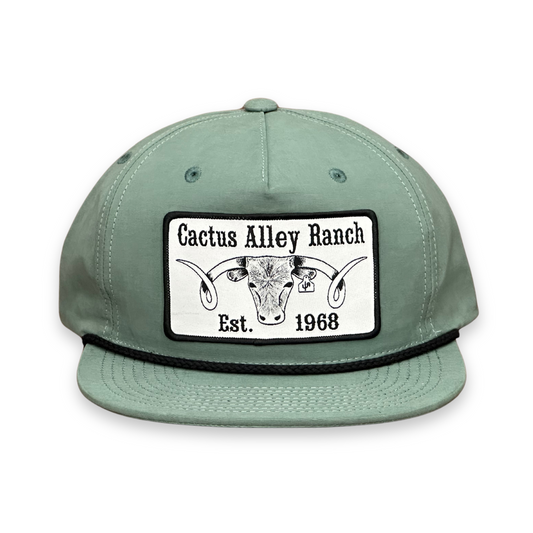 "The Big Curl" - Teal/Black Rope, Snapback Cap (2025)