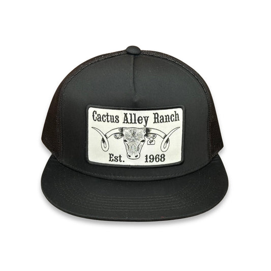 "The Big Curl" - 6006 Black/ Black Mesh, Snapback Cap (2025)