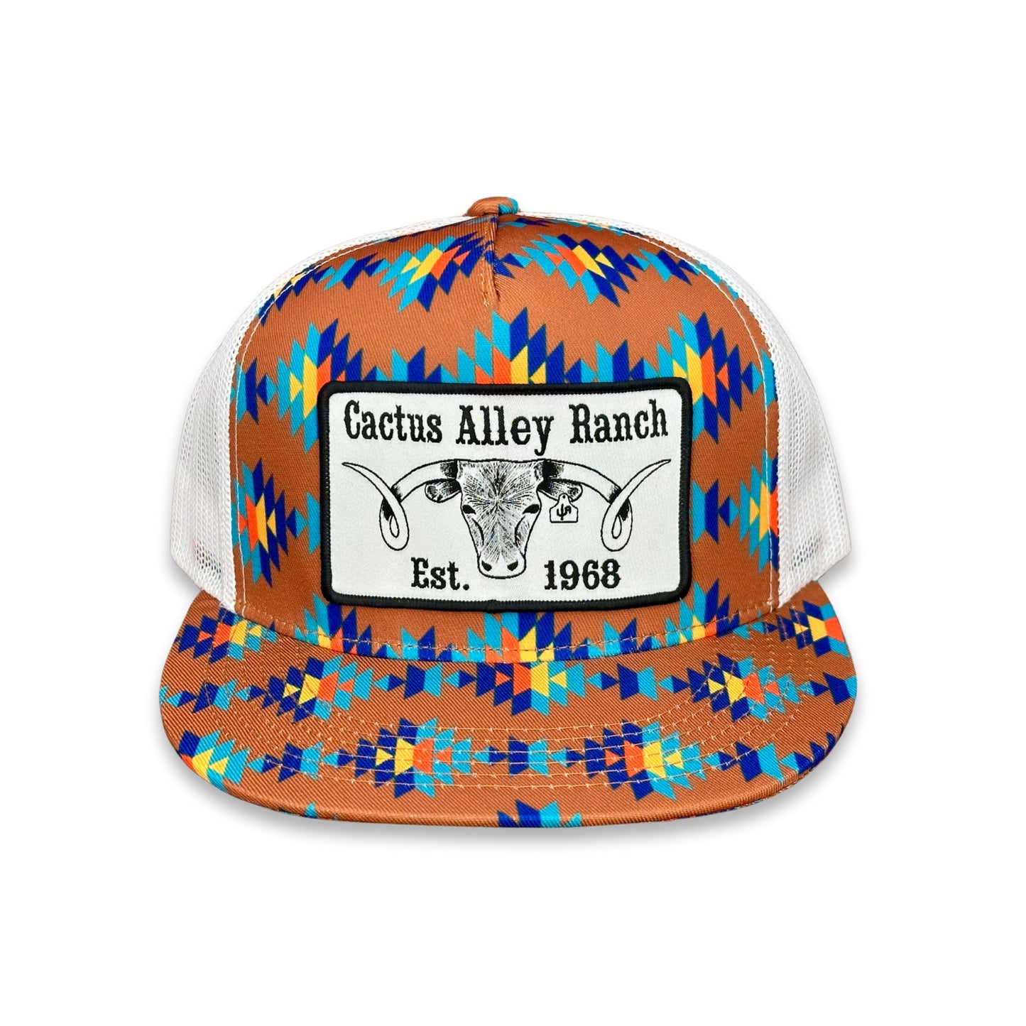 "The Big Curl" - CA Dirty Sancho Aztec/White Mesh, Snapback Cap (2025)