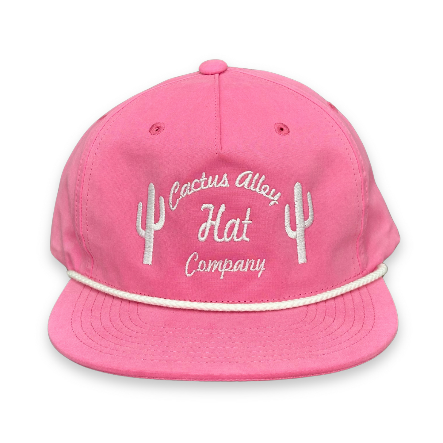 "The Cactus" - Pink/White Rope, Snapback Cap (2025)