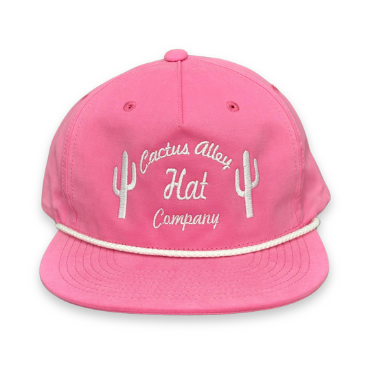 "The Cactus" - Pink/White Rope, Snapback Cap (2025)