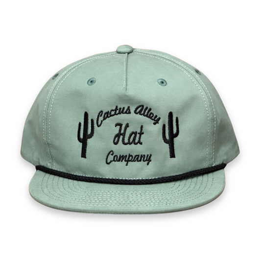 "The Cactus" - Teal/Black Rope, Snapback Cap (2025)