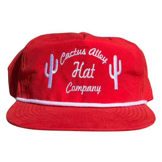 "The Cactus" - CA256 Red/White Rope, Snapback Cap (2024)