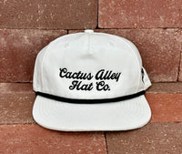 "The Original" - CA 256 White/ Black Rope, Snapback Cap (2024)