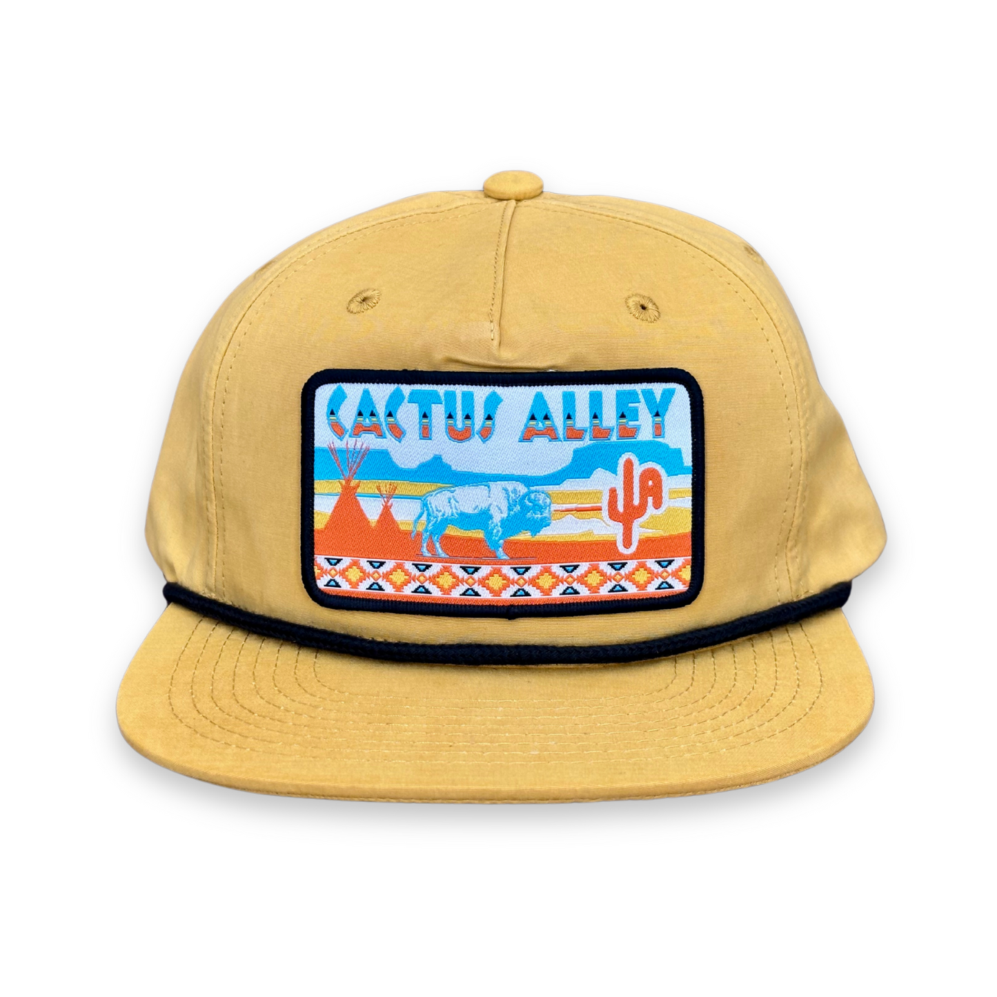 "TP"- CA 256 Biscuit/ Black Rope, Snapback Cap (2025)