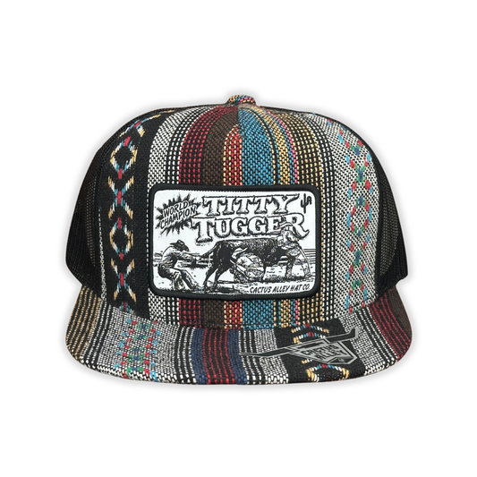 "Titty Tugger" - Saddle Blanket/ Black Mesh, Snapback
