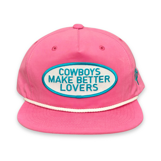"TRQ Better Lovers"- CA 256 Pink/ White Rope, Snapback Cap (2025)