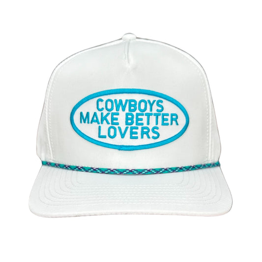 "TRQW Better Lovers" - CA 5054 Purple and Turquoise Rope, Snapback Cap (WESA JAN 2024)
