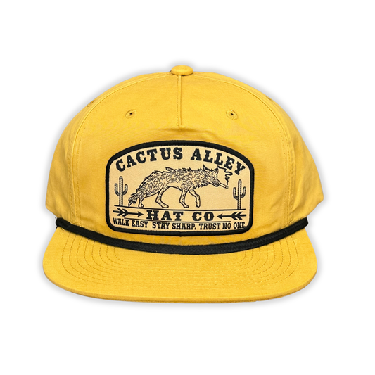 "Walk Easy" - CA 256 Biscuit/Black Rope, Snapback Cap