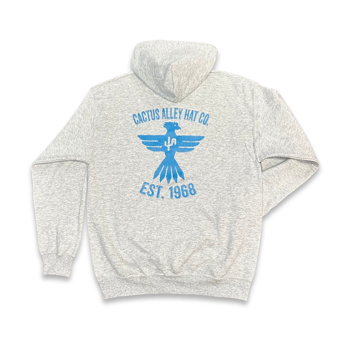Turquoise "Walking Bird" - Ash Adult Hoodie (2024)