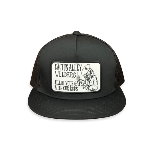 "Welder" - 6006 Black/ Black Mesh, Snapback Cap (2025)
