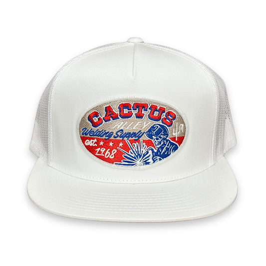 "Welding Supply" - 6006 White/ White Mesh, Snapback Cap (2025)