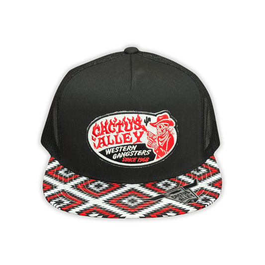 "Western Fire" - CA Blackout Guns Up Aztec, Snapback Cap