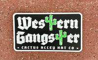 "Western Gangster" - CA Sticker (2025)