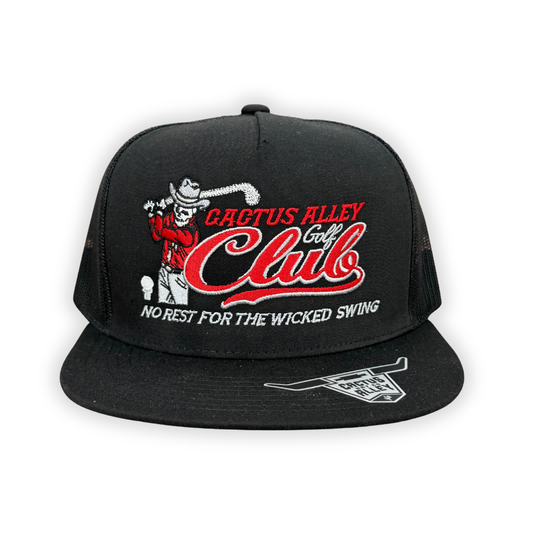 "Wicked Swing" - 6006 Black/ Black Mesh, Snapback Cap
