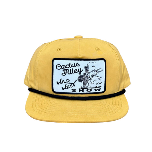 "Wild West Show" - CA256 Biscuit/ Black Rope, Snapback Cap