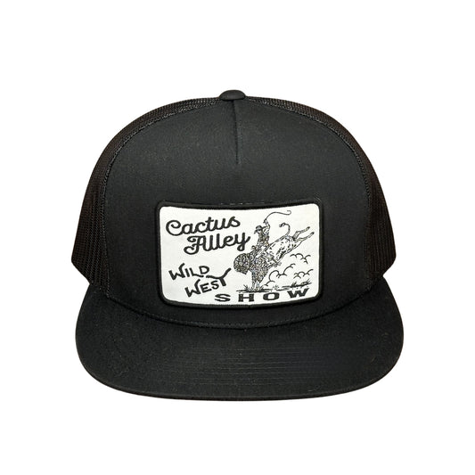 "Wild West Show" - 6006 Black/ Black Mesh, Snapback Cap (2024)